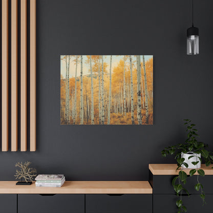 Birch Forest Serenity - Limited Canvas Print - Aestheticanvas