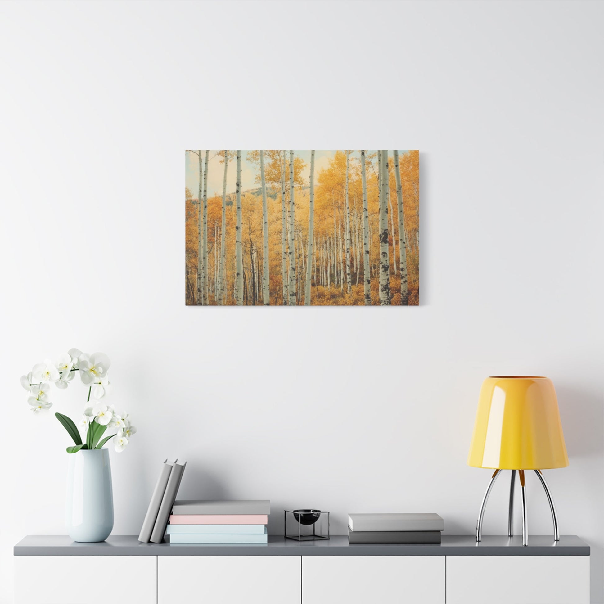 Birch Forest Serenity - Limited Canvas Print - Aestheticanvas