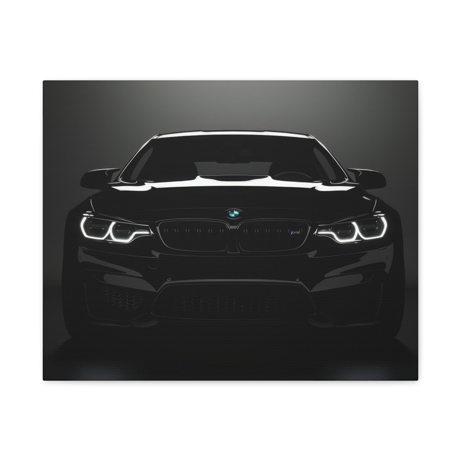 Black BMW M Series: Power in Elegance - Car Wall Art - Aestheticanvas