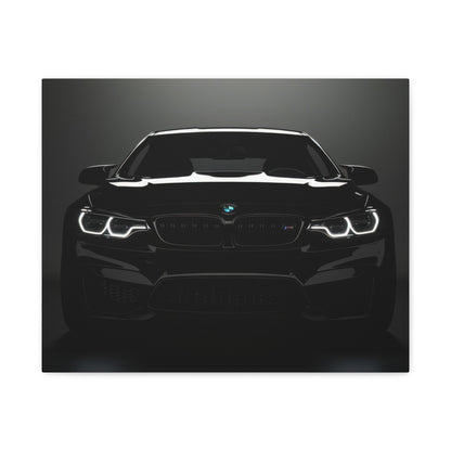 Black BMW M Series: Power in Elegance - Car Wall Art - Aestheticanvas