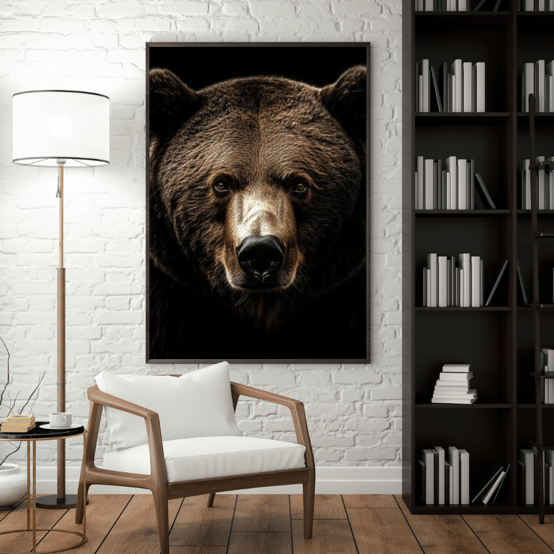 Brown Majesty - Wildlife Wall Art - Aestheticanvas