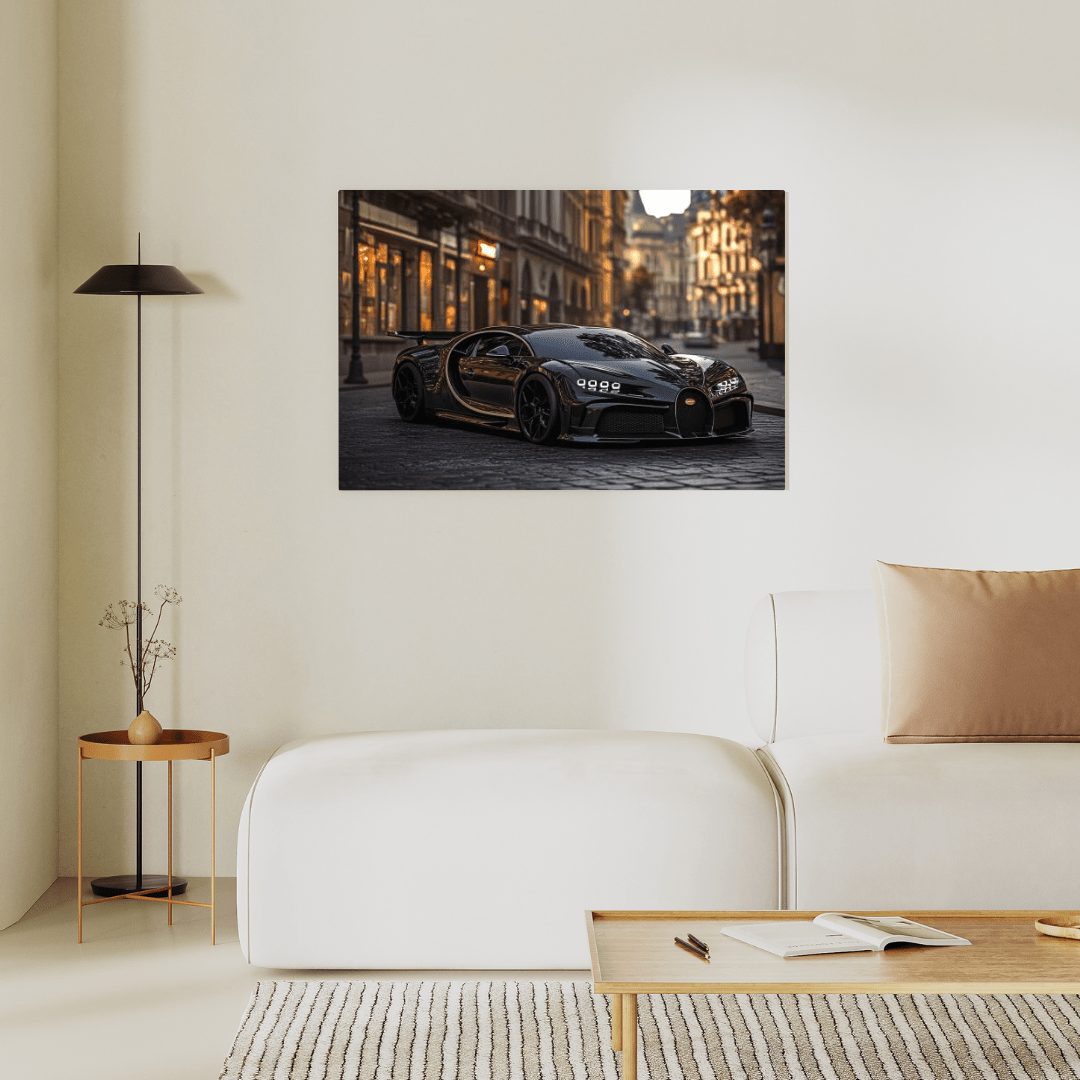 Bugatti Chiron Noir - Car Wall Art - Aestheticanvas