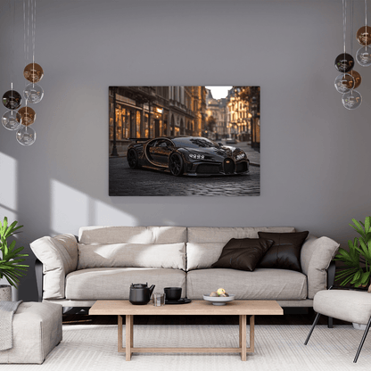 Bugatti Chiron Noir - Car Wall Art - Aestheticanvas