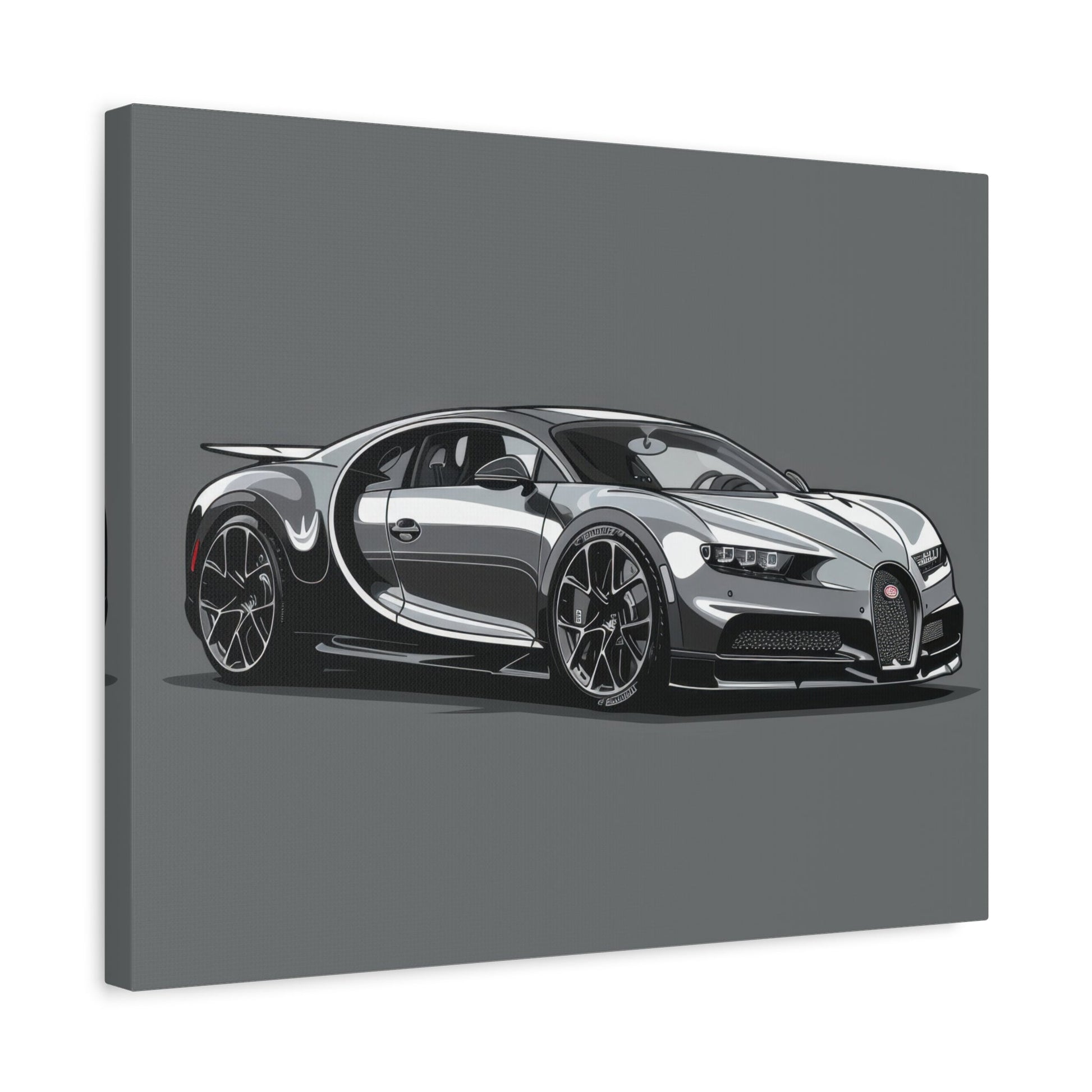 Bugatti Chiron Supercar Art - Car Wall Art - Aestheticanvas