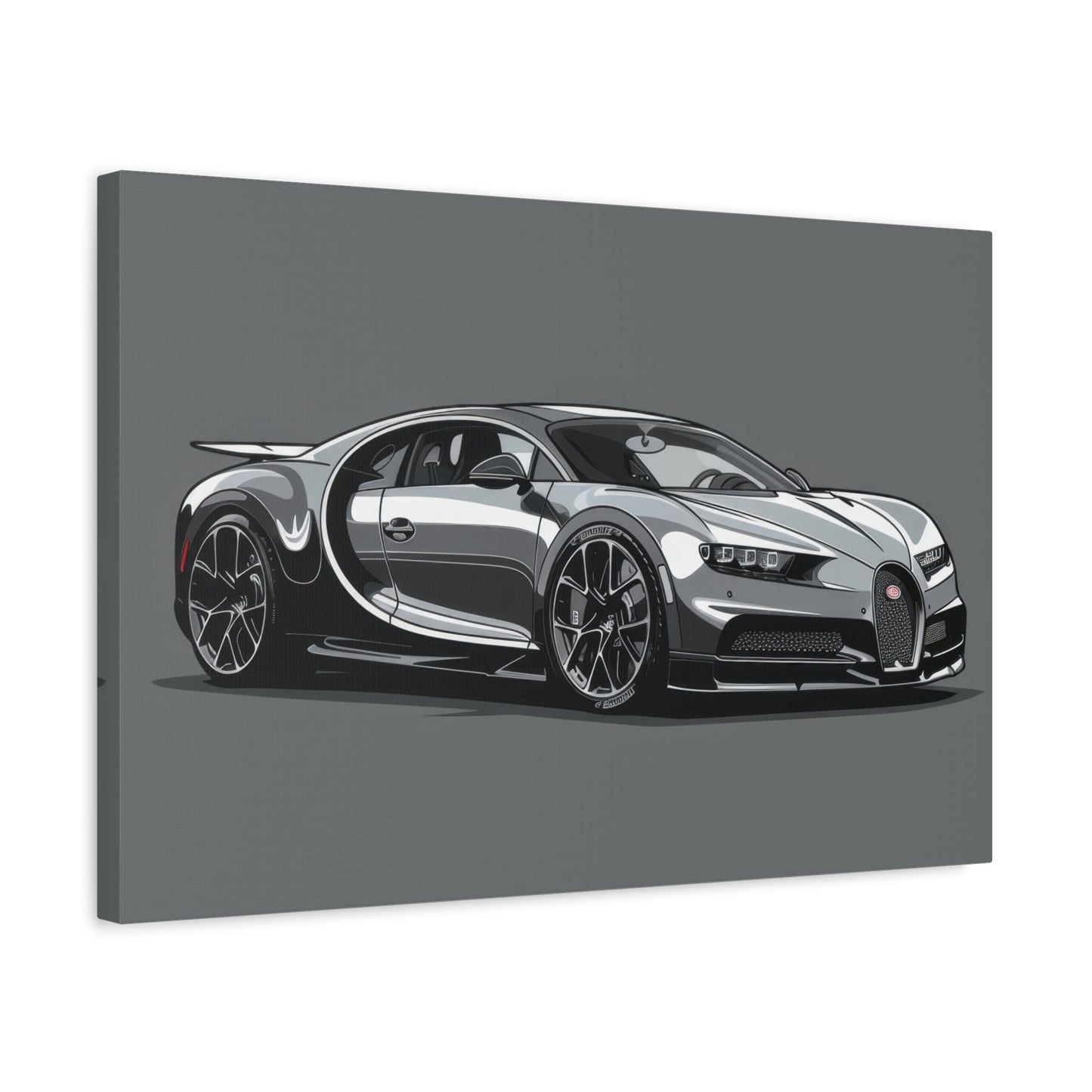 Bugatti Chiron Supercar Art - Car Wall Art - Aestheticanvas