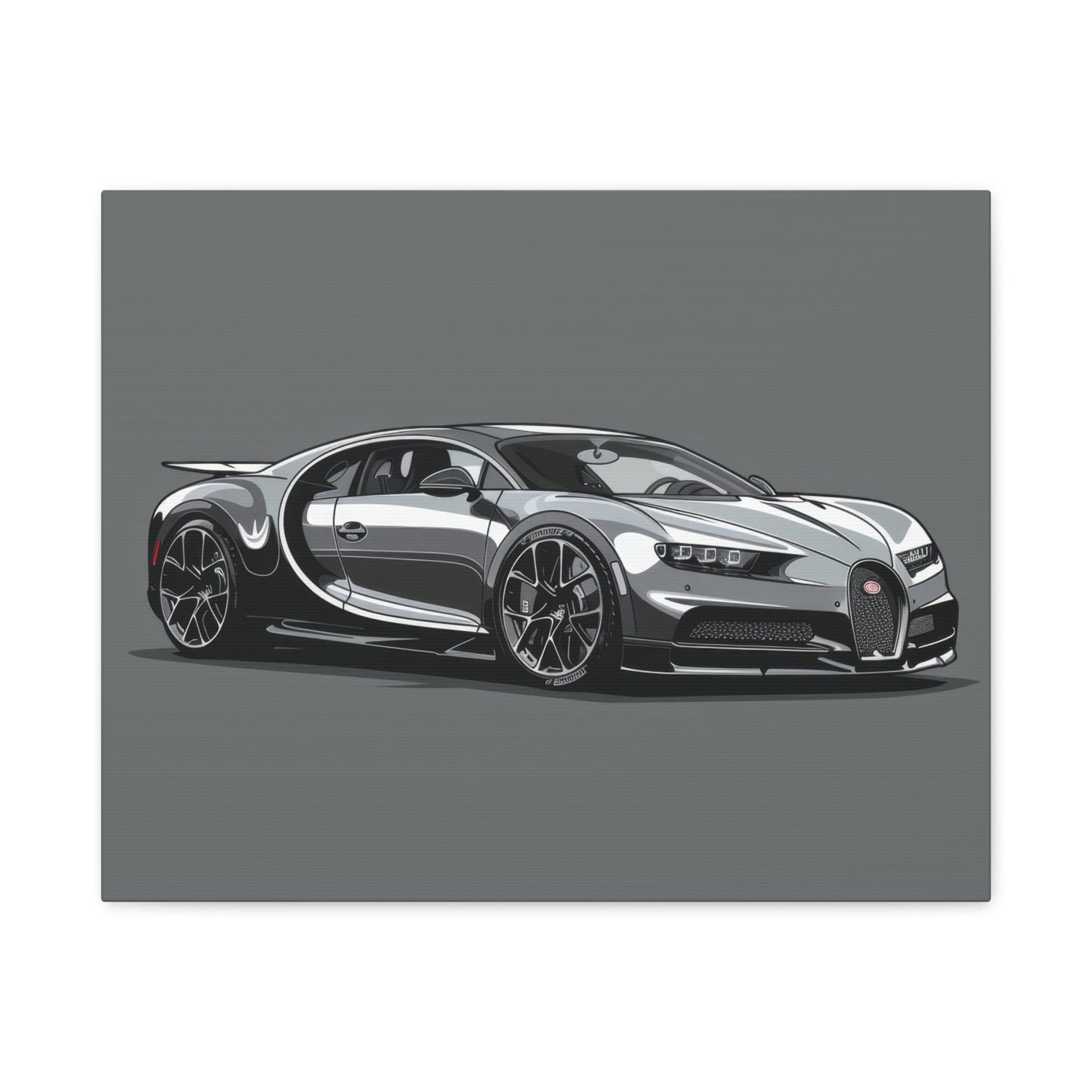 Bugatti Chiron Supercar Art - Car Wall Art - Aestheticanvas