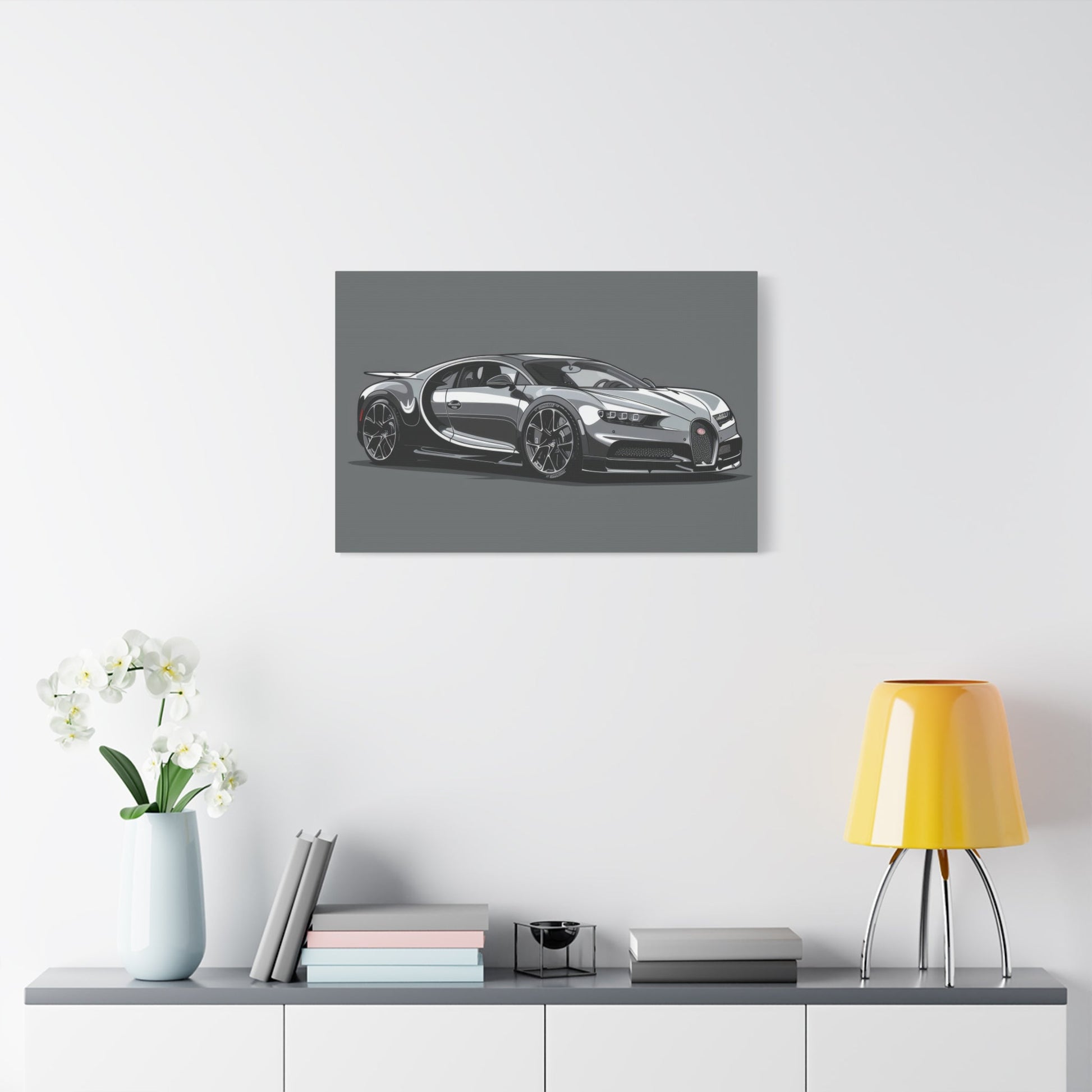 Bugatti Chiron Supercar Art - Car Wall Art - Aestheticanvas