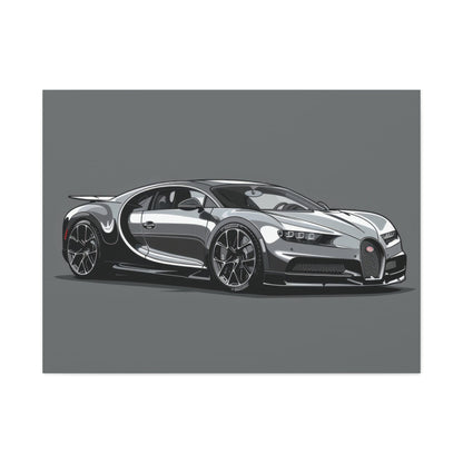 Bugatti Chiron Supercar Art - Car Wall Art - Aestheticanvas