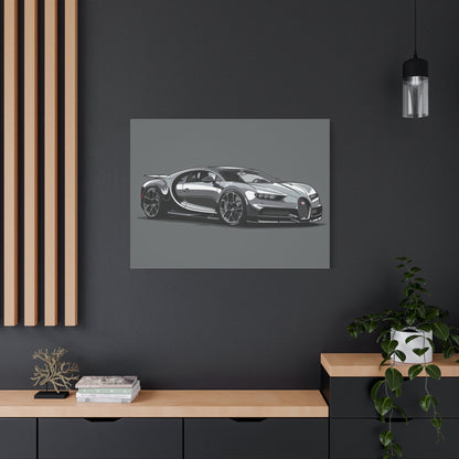 Bugatti Chiron Supercar Art - Car Wall Art - Aestheticanvas