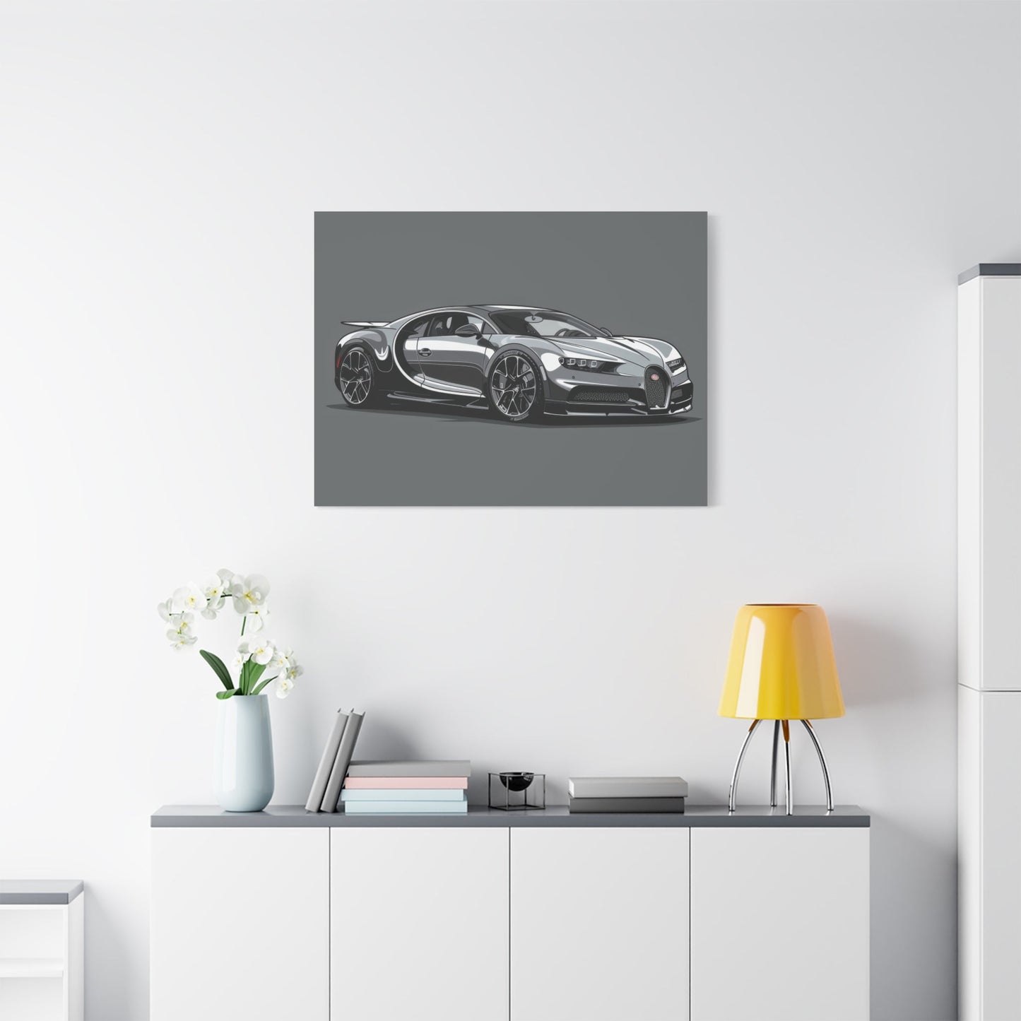 Bugatti Chiron Supercar Art - Car Wall Art - Aestheticanvas