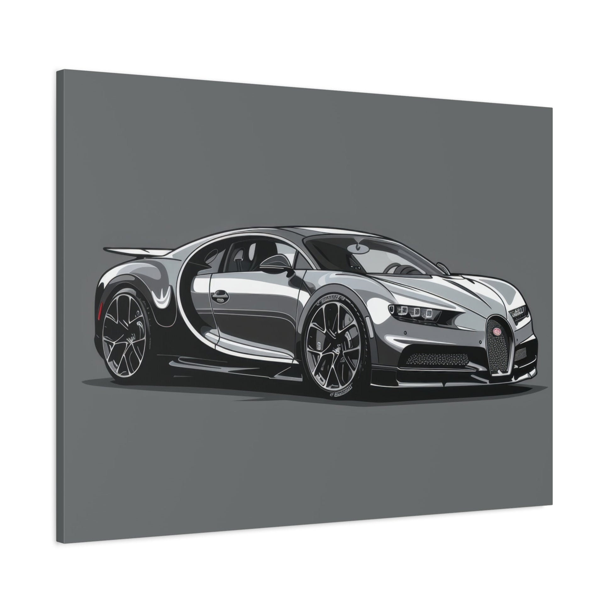 Bugatti Chiron Supercar Art - Car Wall Art - Aestheticanvas