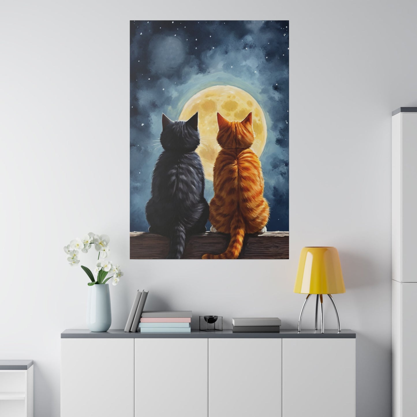 Cats In Love - Wall Art - Aestheticanvas