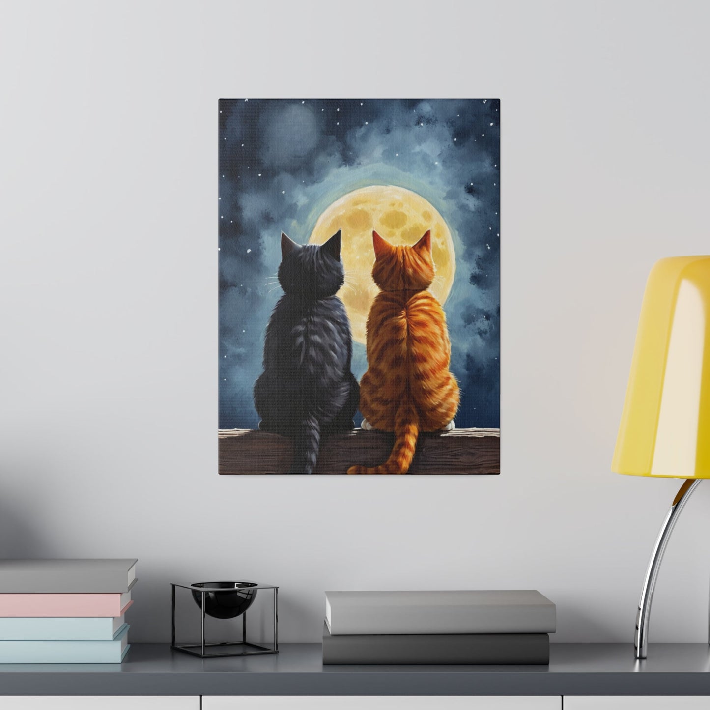 Cats In Love - Wall Art - Aestheticanvas