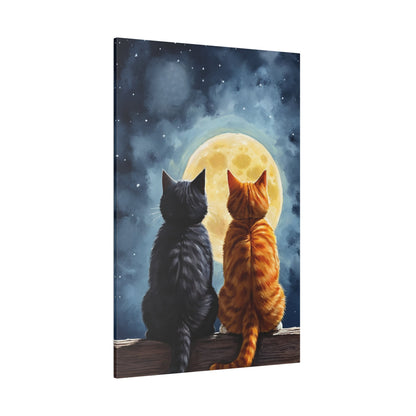 Cats In Love - Wall Art - Aestheticanvas