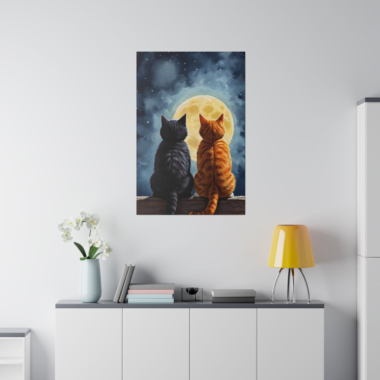 Cats In Love - Wall Art - Aestheticanvas