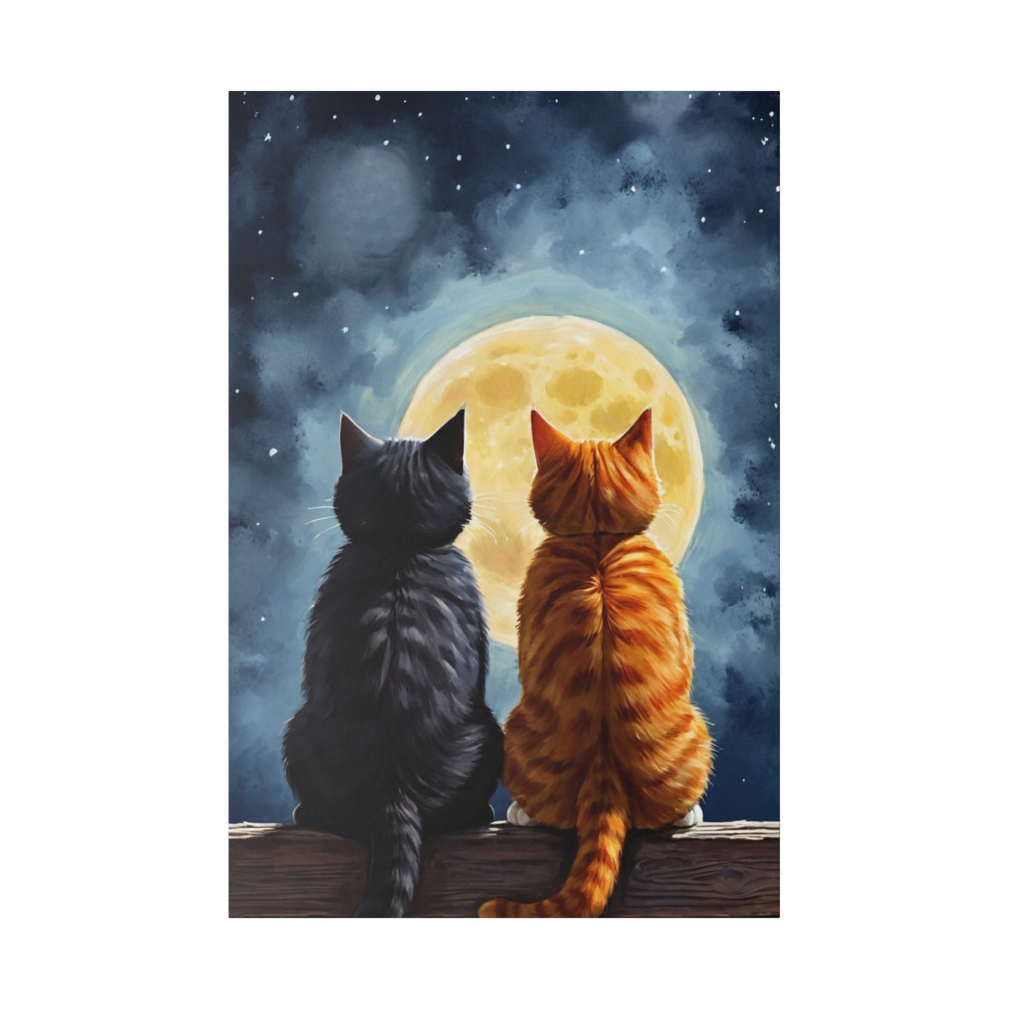 Cats In Love - Wall Art - Aestheticanvas