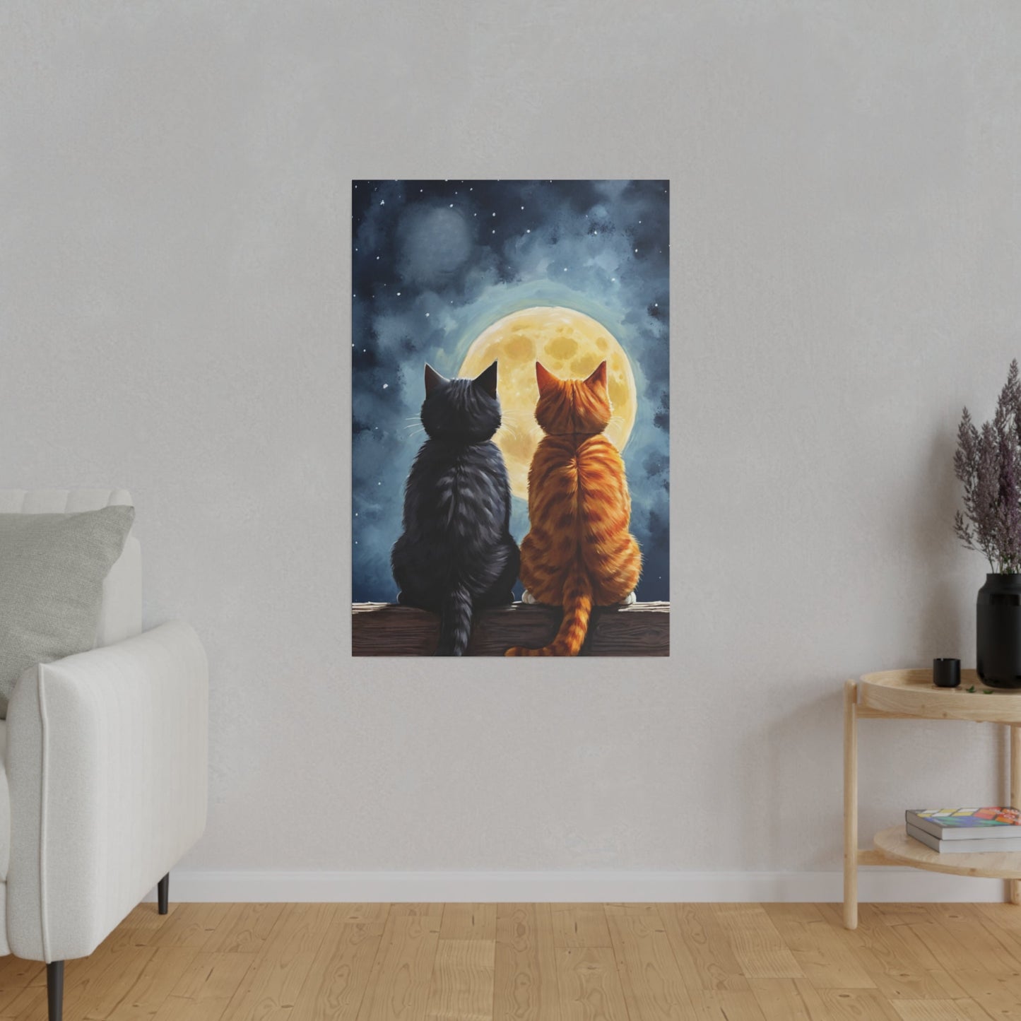 Cats In Love - Wall Art - Aestheticanvas