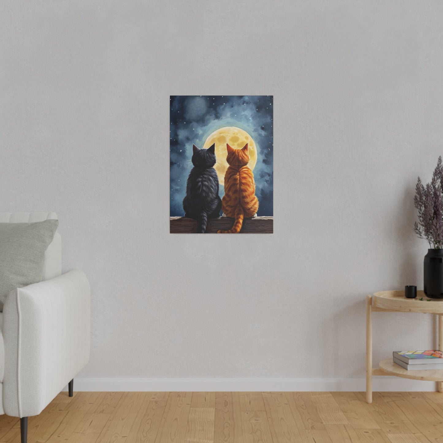 Cats In Love - Wall Art - Aestheticanvas