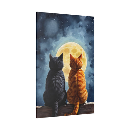 Cats In Love - Wall Art - Aestheticanvas