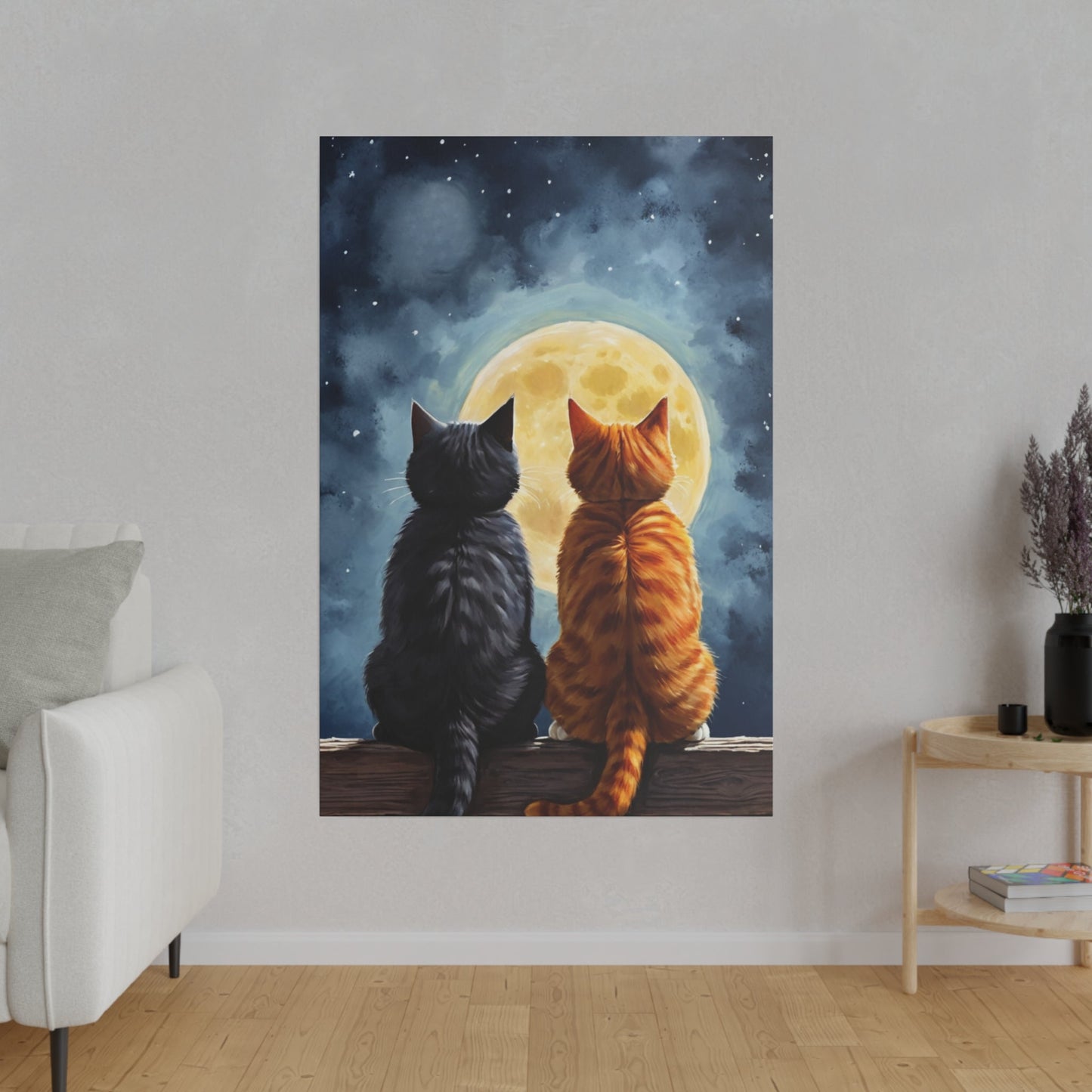 Cats In Love - Wall Art - Aestheticanvas