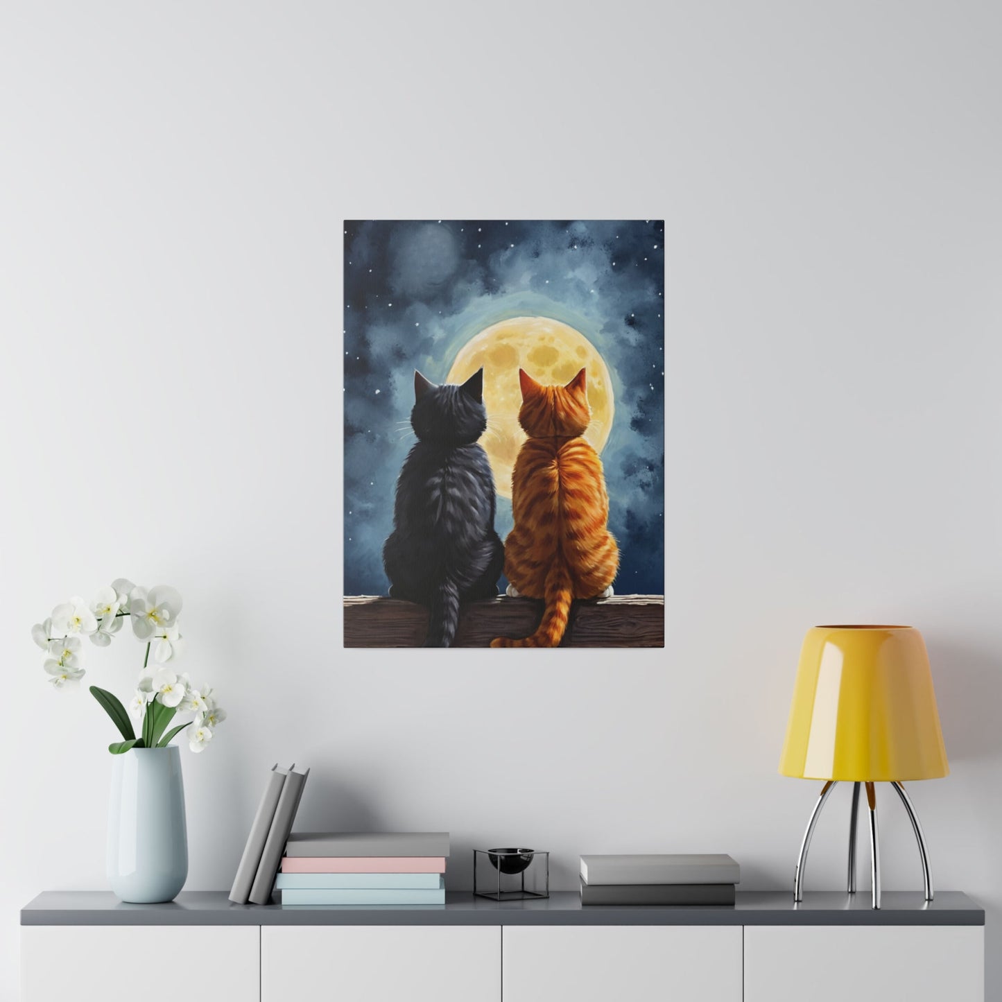 Cats In Love - Wall Art - Aestheticanvas