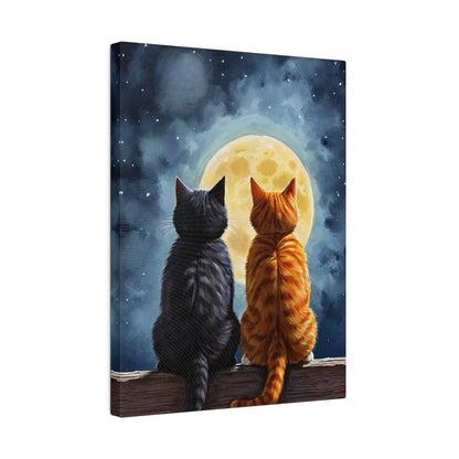 Cats In Love - Wall Art - Aestheticanvas