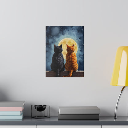 Cats In Love - Wall Art - Aestheticanvas