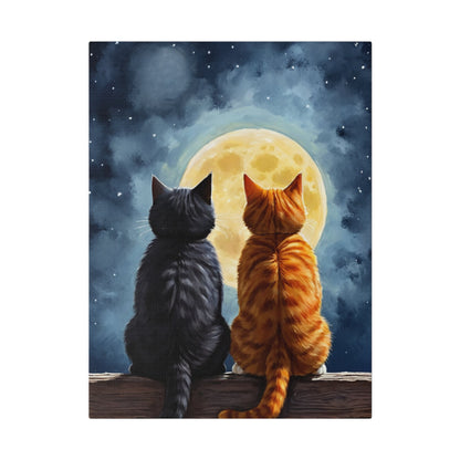 Cats In Love - Wall Art - Aestheticanvas