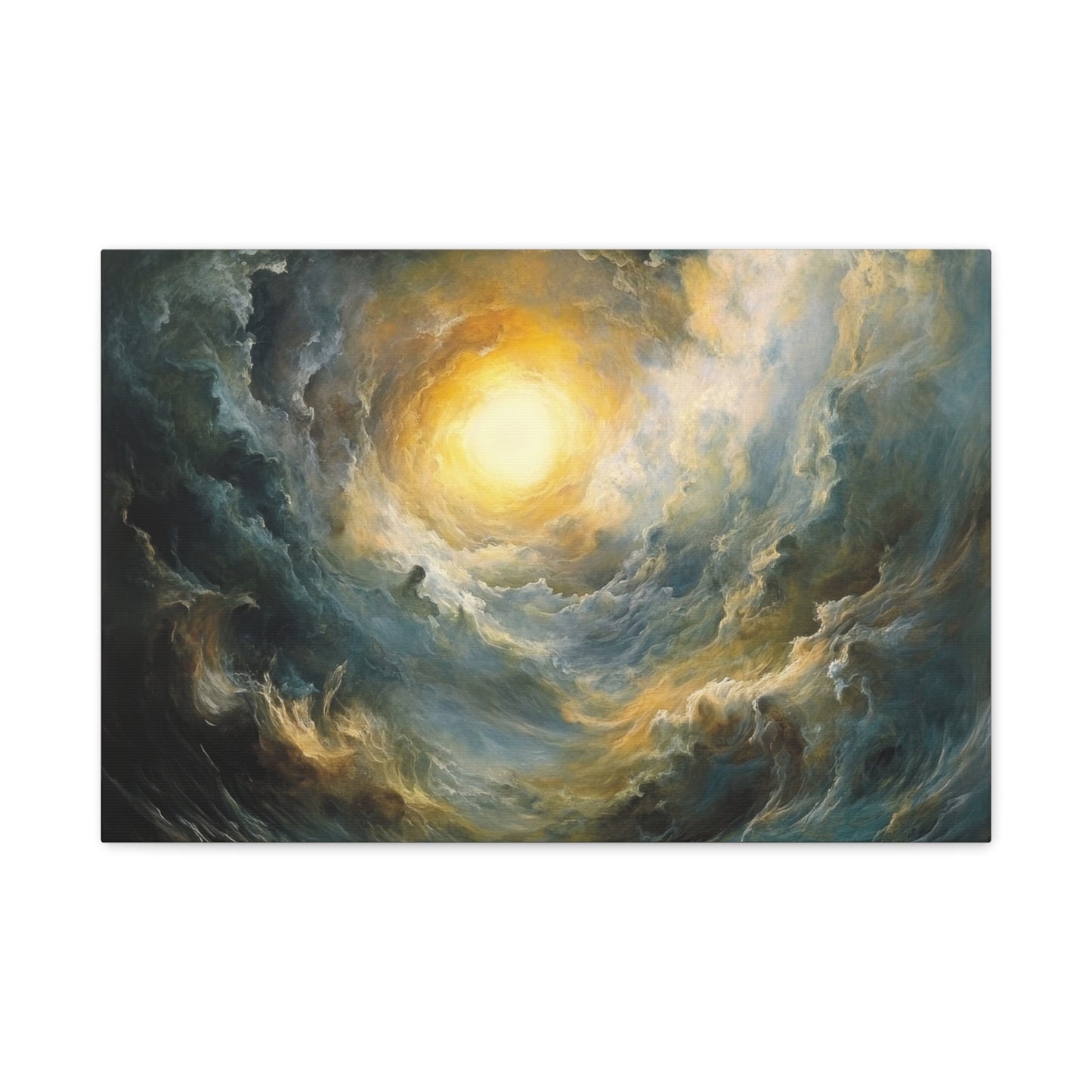 Celestial Light Vortex - Abstract Wall Art - Aestheticanvas