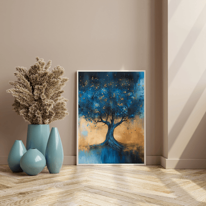 Celestial Tree of Life – Limited Wall Art - Aestheticanvas