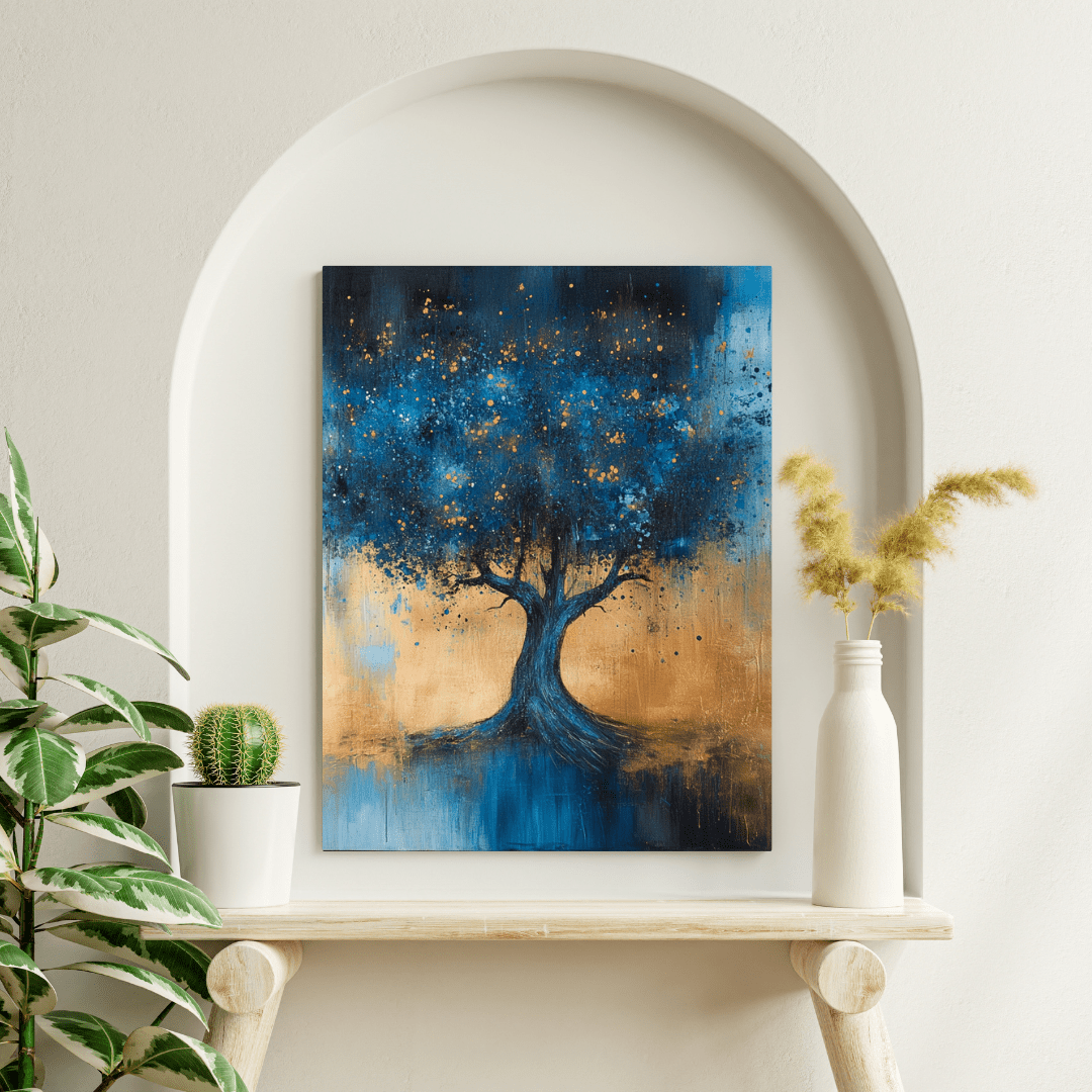 Celestial Tree of Life – Limited Wall Art - Aestheticanvas