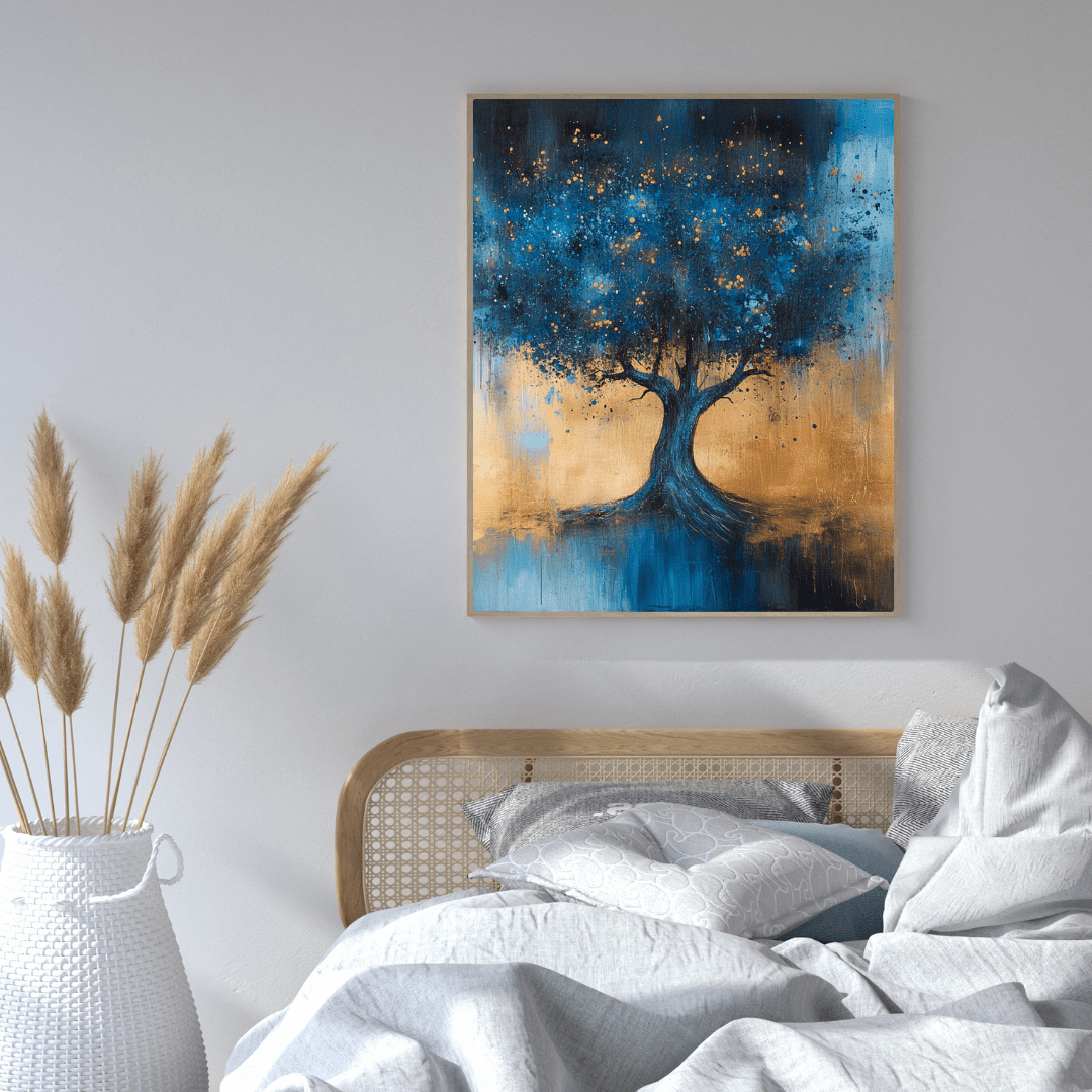 Celestial Tree of Life – Limited Wall Art - Aestheticanvas