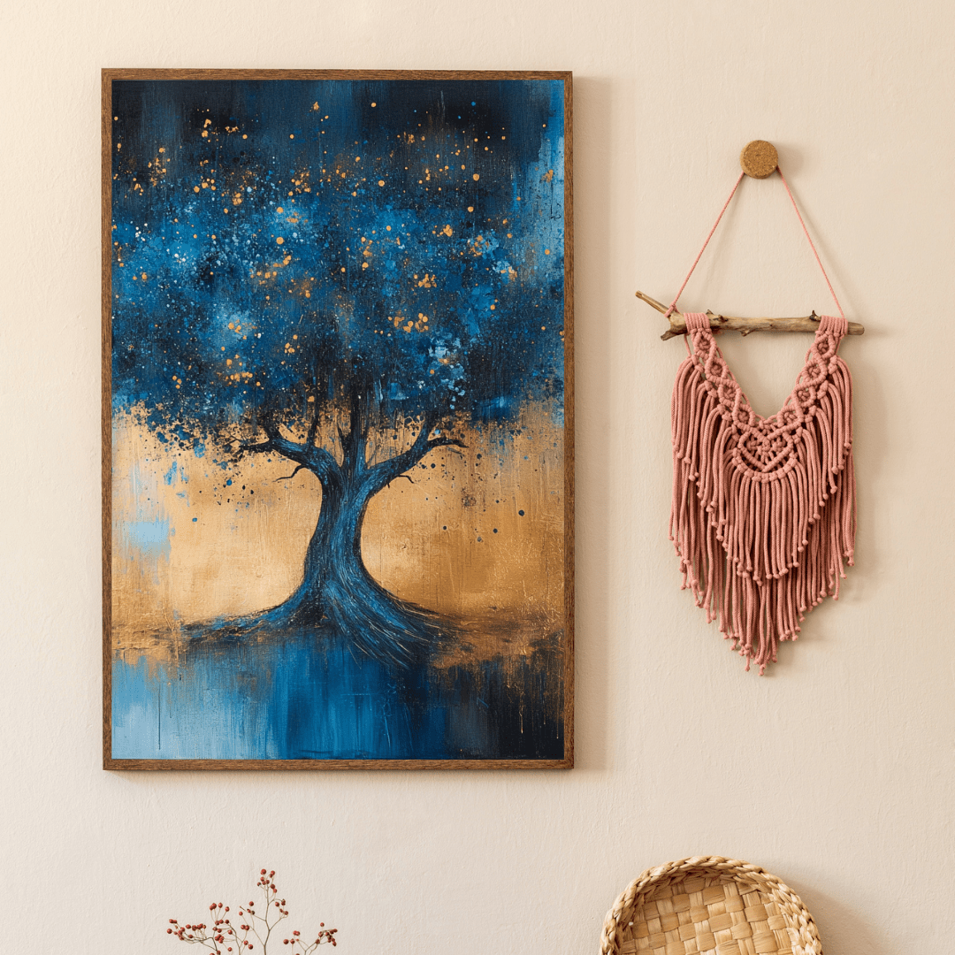 Celestial Tree of Life – Limited Wall Art - Aestheticanvas