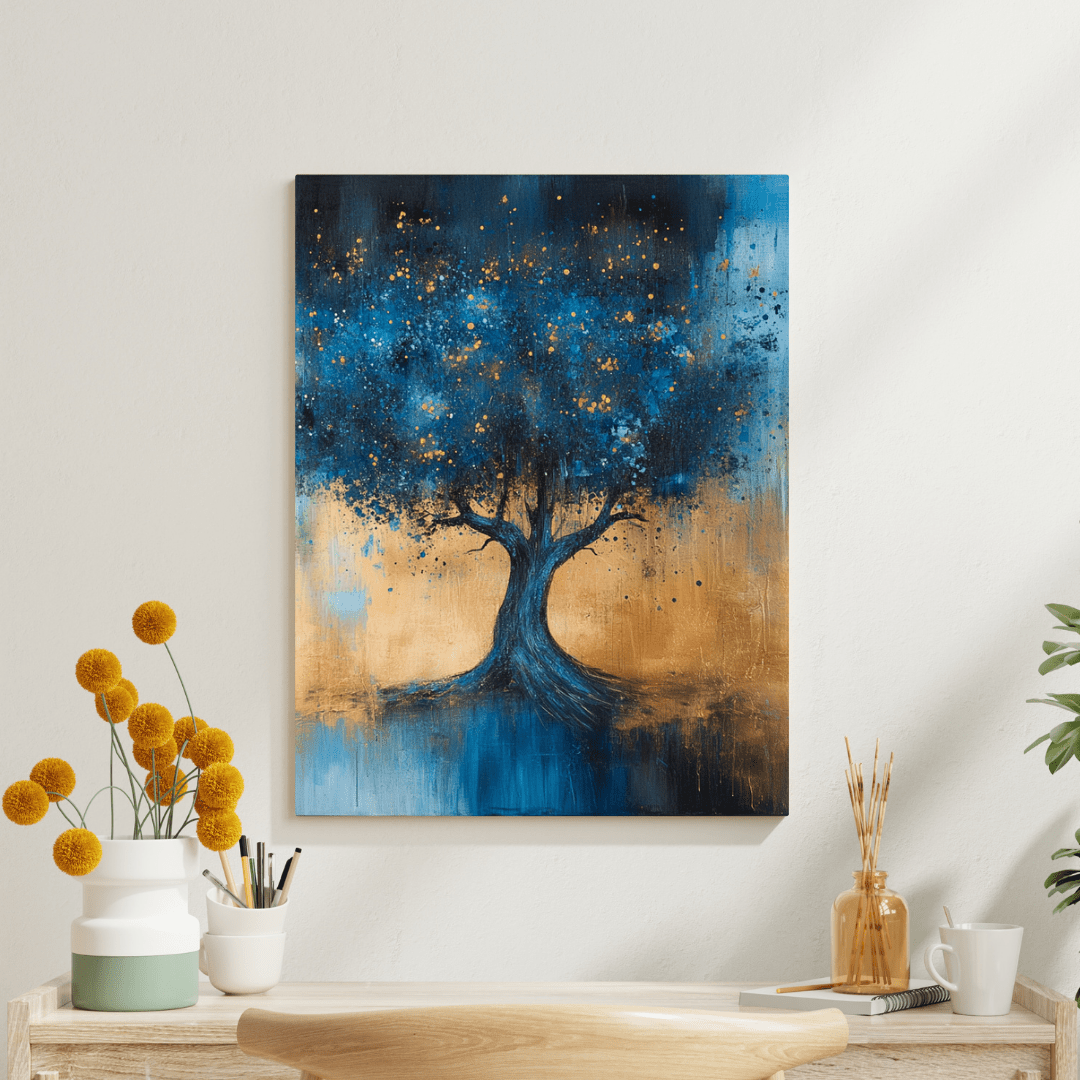 Celestial Tree of Life – Limited Wall Art - Aestheticanvas