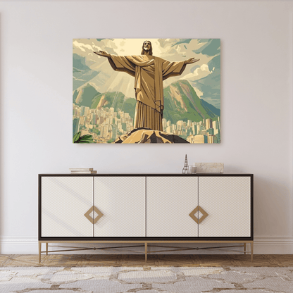 Christ the Redeemer Rio de Janeiro - Cityscape Wall Art - Aestheticanvas