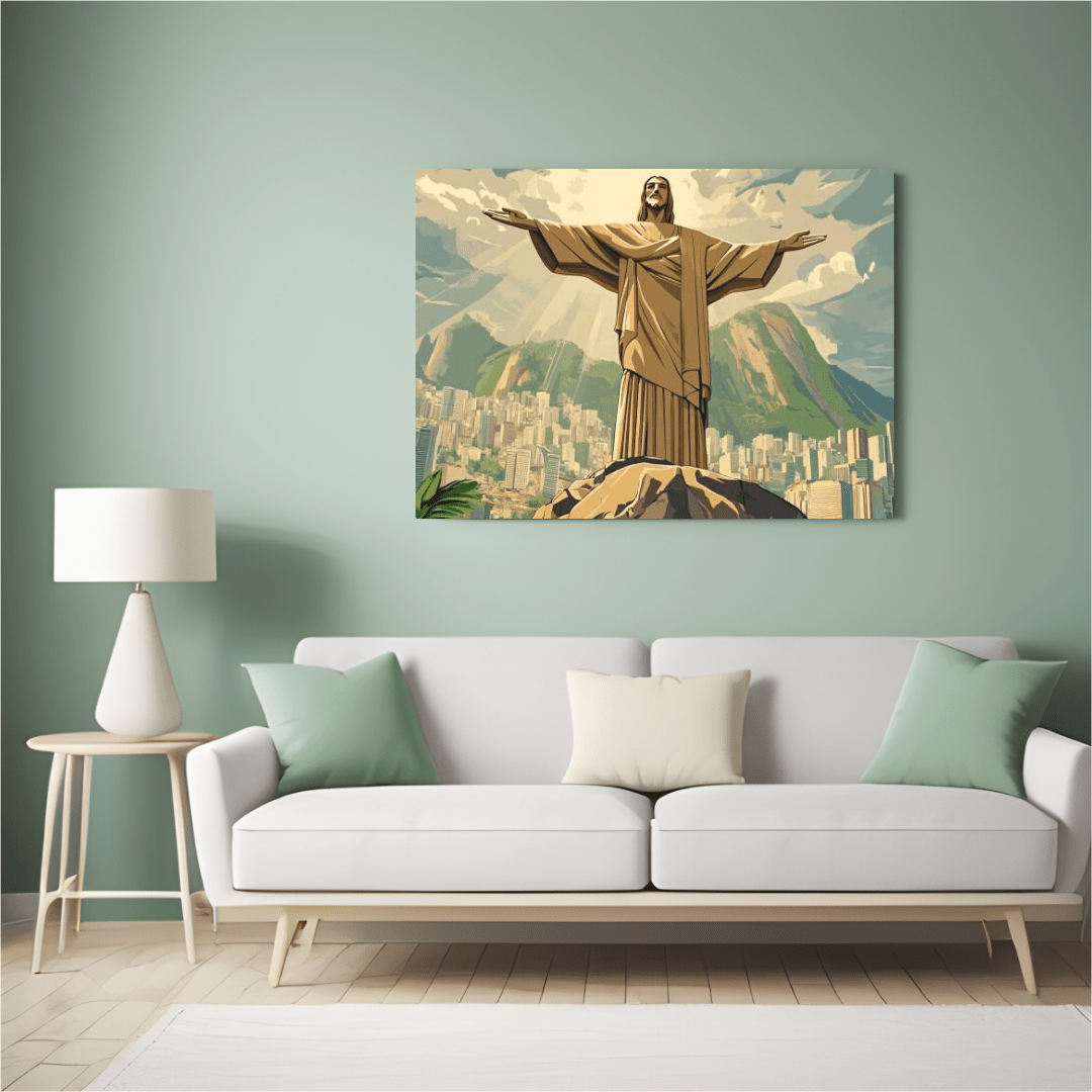 Christ the Redeemer Rio de Janeiro - Cityscape Wall Art - Aestheticanvas