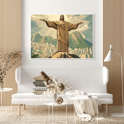 Christ the Redeemer Rio de Janeiro - Cityscape Wall Art - Aestheticanvas