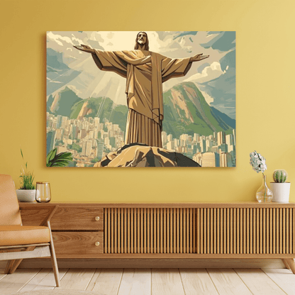 Christ the Redeemer Rio de Janeiro - Cityscape Wall Art - Aestheticanvas