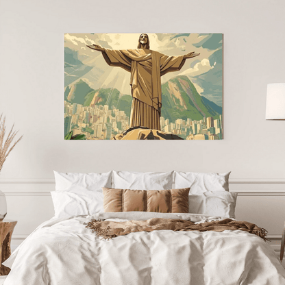 Christ the Redeemer Rio de Janeiro - Cityscape Wall Art - Aestheticanvas