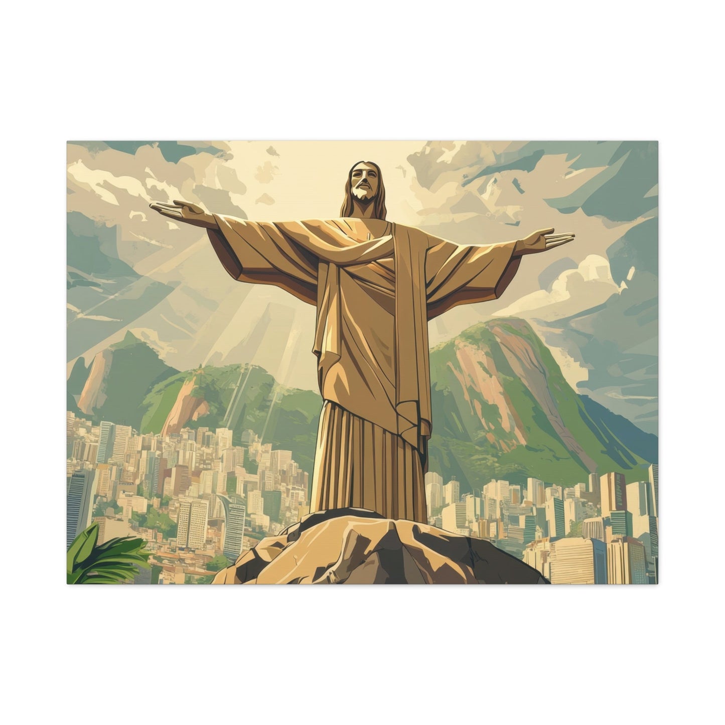 Christ the Redeemer Rio de Janeiro - Cityscape Wall Art - Aestheticanvas