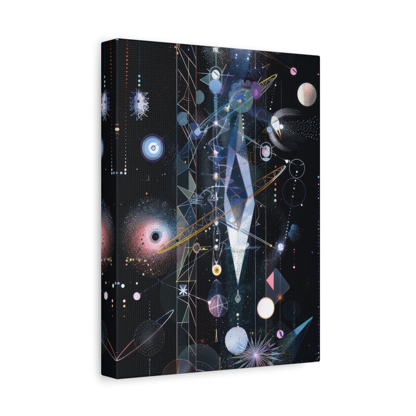 Cosmic Geometry Universe - Abstract Wall Art - Aestheticanvas