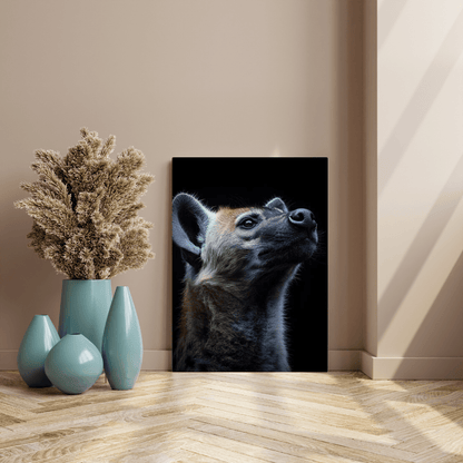 Curious Hyena - Wildlife Wall Art - Aestheticanvas