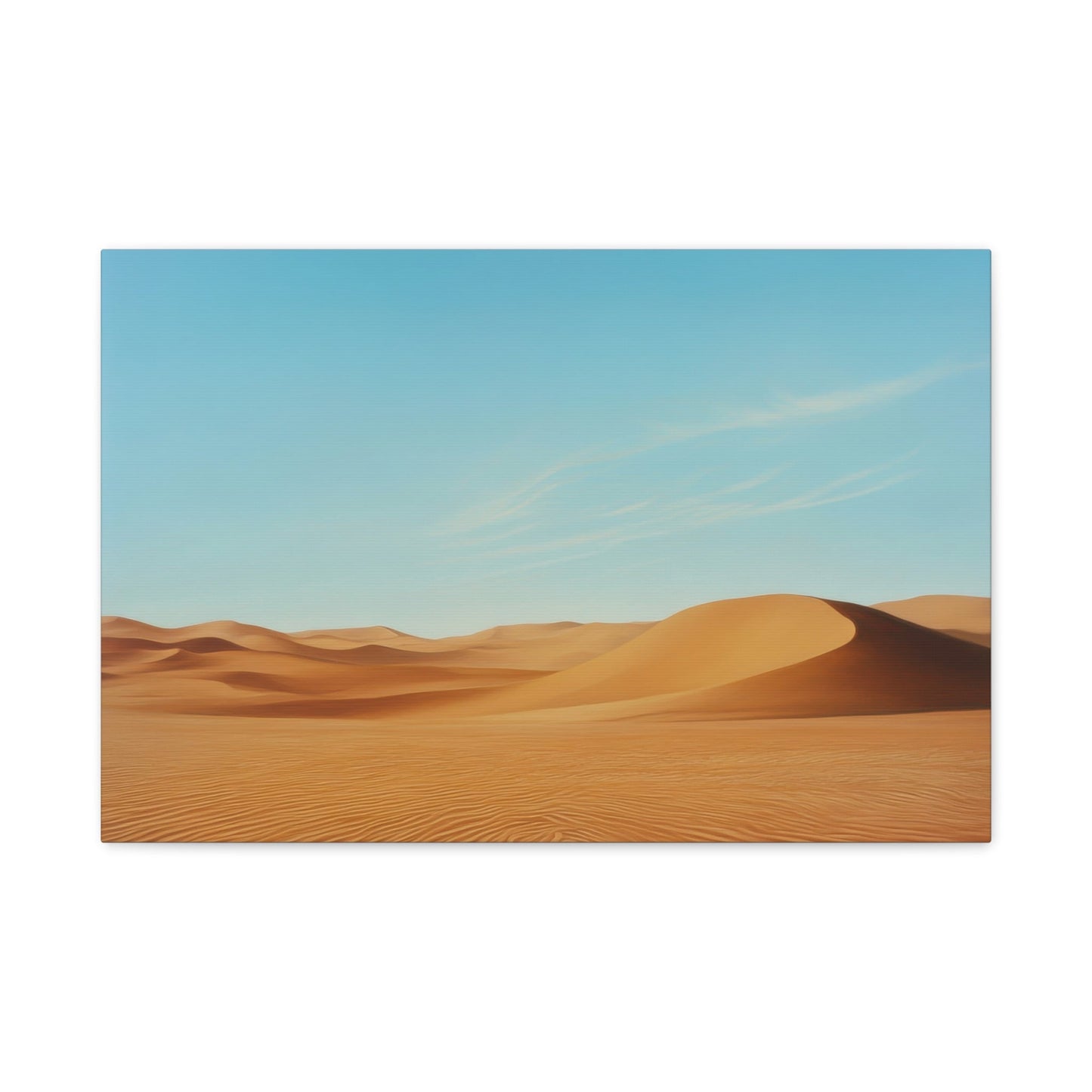 Desert Serenity Sand Dunes - Landscape Wall Art - Aestheticanvas