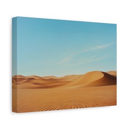 Desert Serenity Sand Dunes - Landscape Wall Art - Aestheticanvas