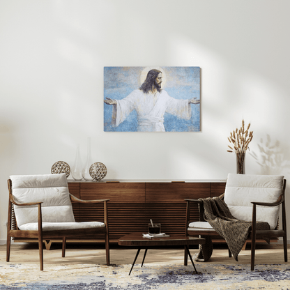 Divine Serenity of Christ - Religious Wall Art - Aestheticanvas