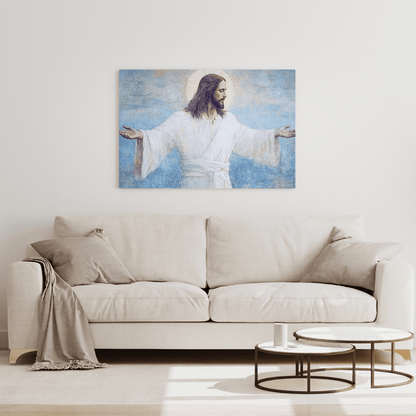 Divine Serenity of Christ - Religious Wall Art - Aestheticanvas