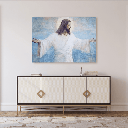 Divine Serenity of Christ - Religious Wall Art - Aestheticanvas