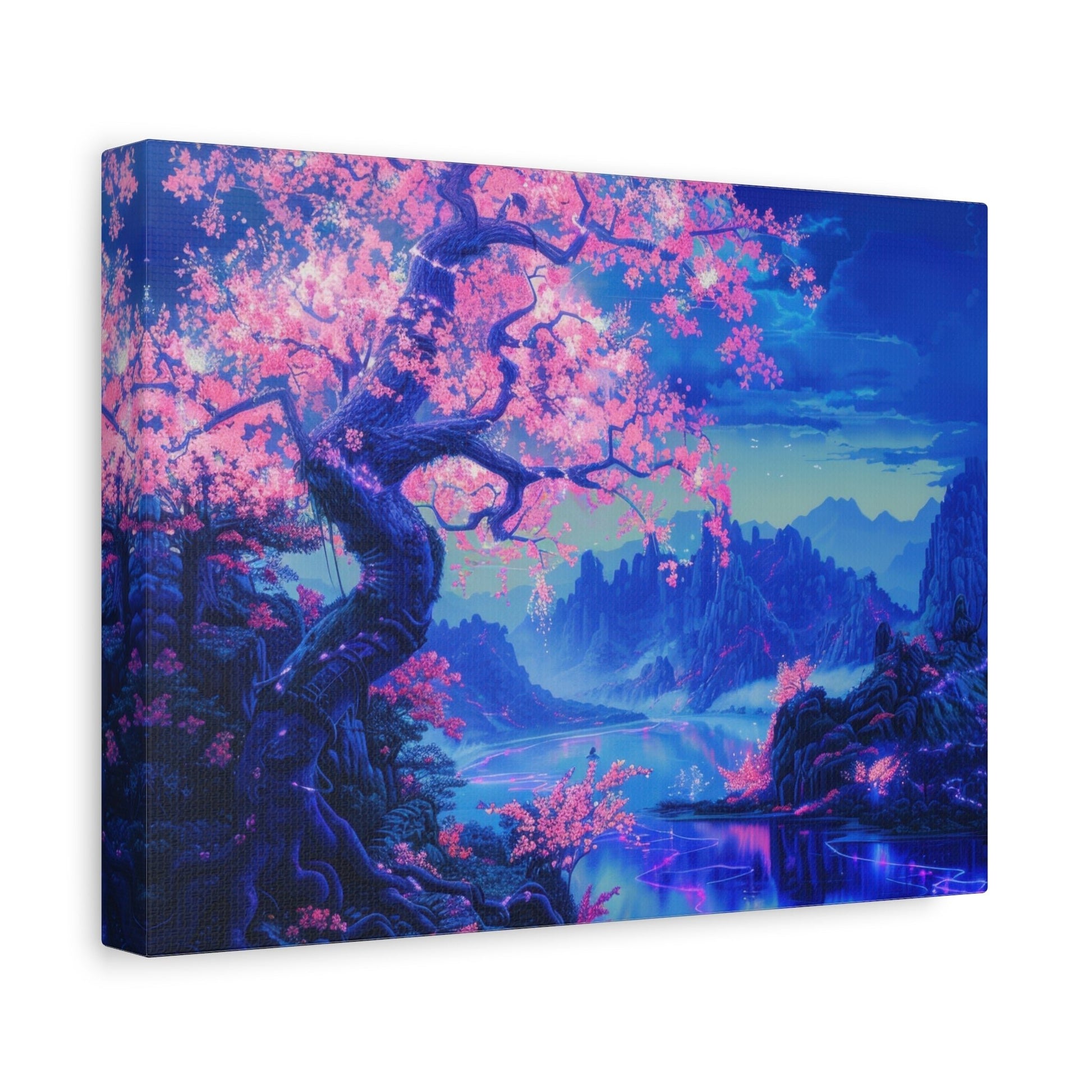 Dreamlike Pink Blossom - Limited Wall Art - Aestheticanvas