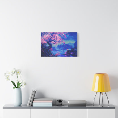 Dreamlike Pink Blossom - Limited Wall Art - Aestheticanvas