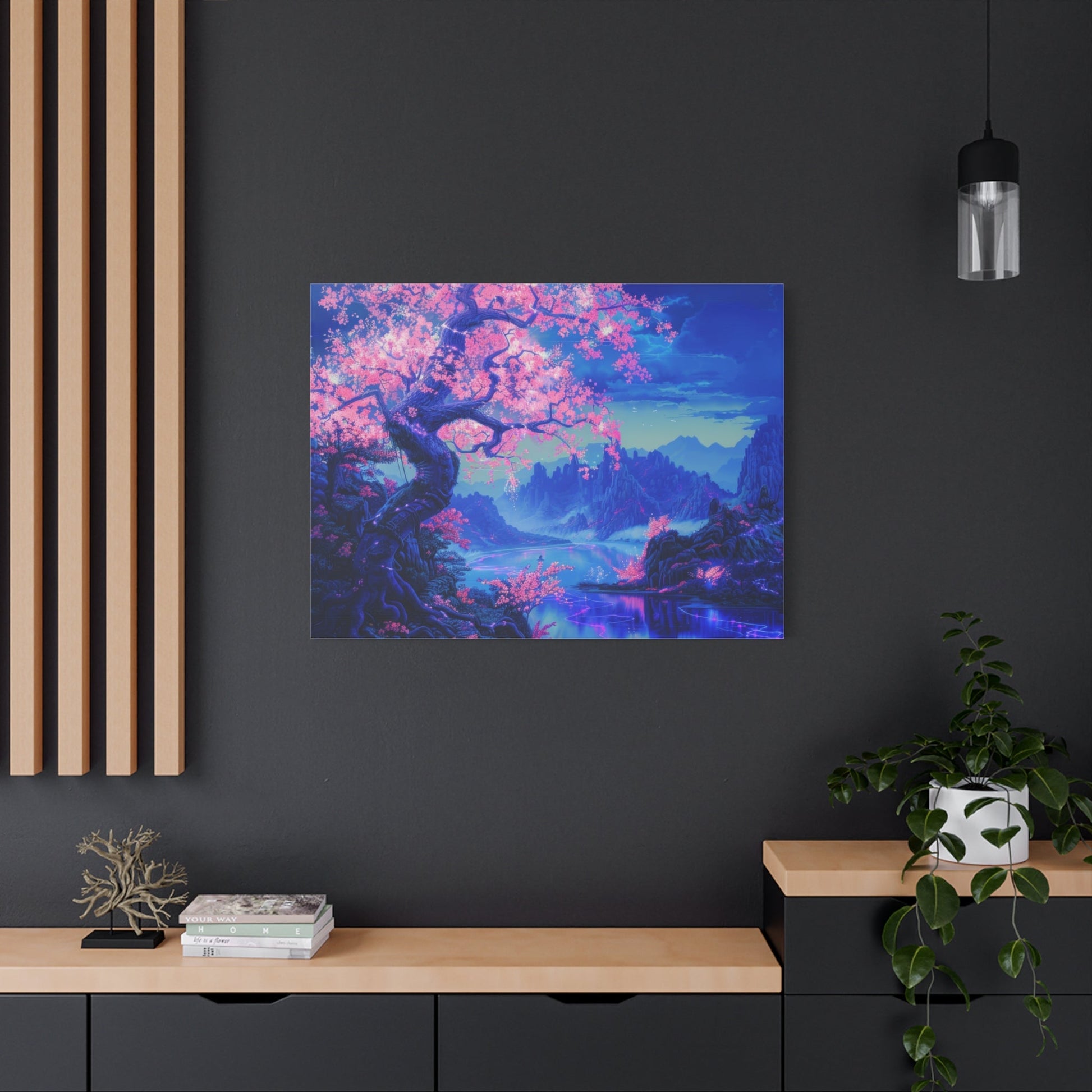 Dreamlike Pink Blossom - Limited Wall Art - Aestheticanvas